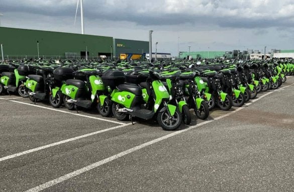 Partij 30 x GO Sharing E-Scooters (Super Soco), Ophalen, Gebruikt, Elektrisch, Overige merken
