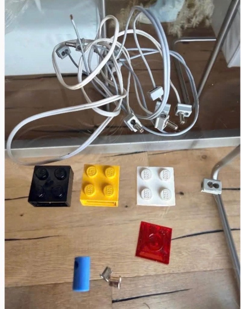 lego trein kabeltjes met stekkers en 3 lampjes 12V, Kinderen en Baby's, Speelgoed | Duplo en Lego, Ophalen, Gebruikt, Lego