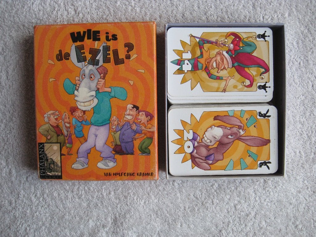 Wie is de ezel (kaartspel v Wolfgang Kramer) Phalanx Games, Hobby en Vrije tijd, Gezelschapsspellen | Kaartspellen, Ophalen of Verzenden