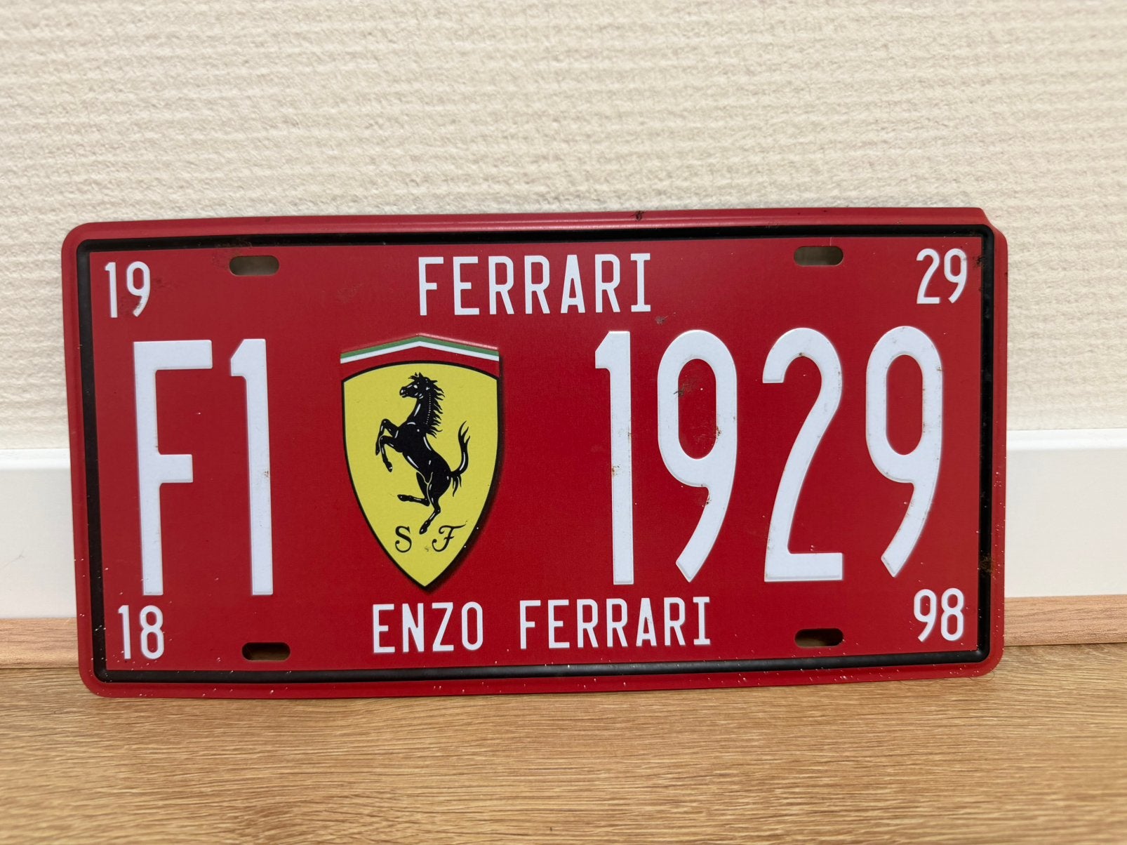 Ferrari nummerbord, Ophalen of Verzenden, Zo goed als nieuw, Auto's