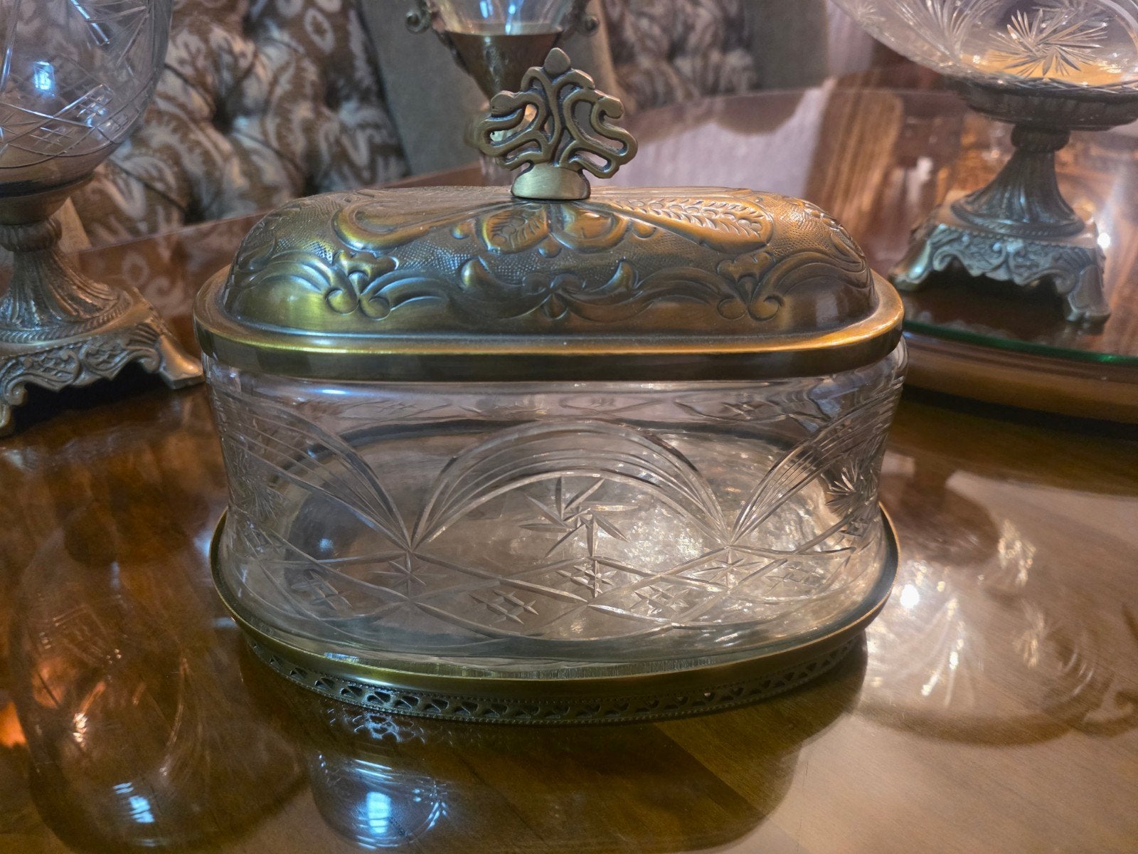 Caketray baroque bronzenlijn, Ophalen of Verzenden