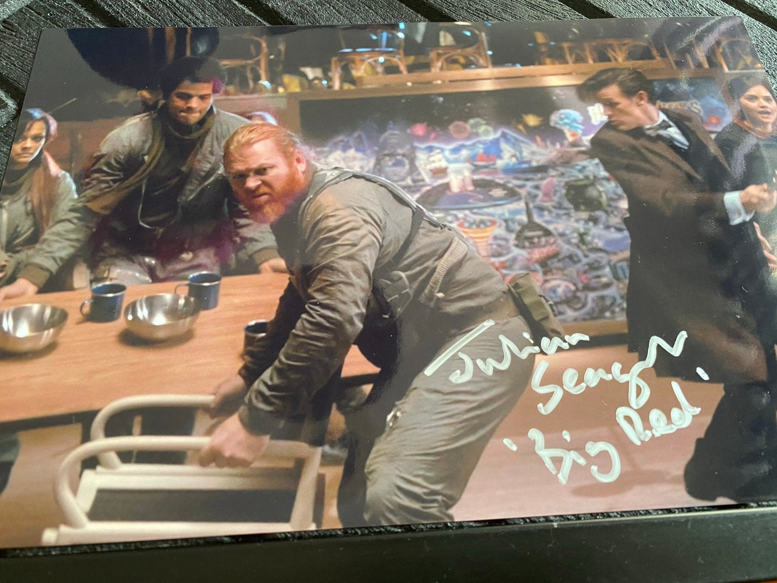 Filmster handtekening julian seager dr who, Ophalen of Verzenden, Zo goed als nieuw, Foto of Kaart