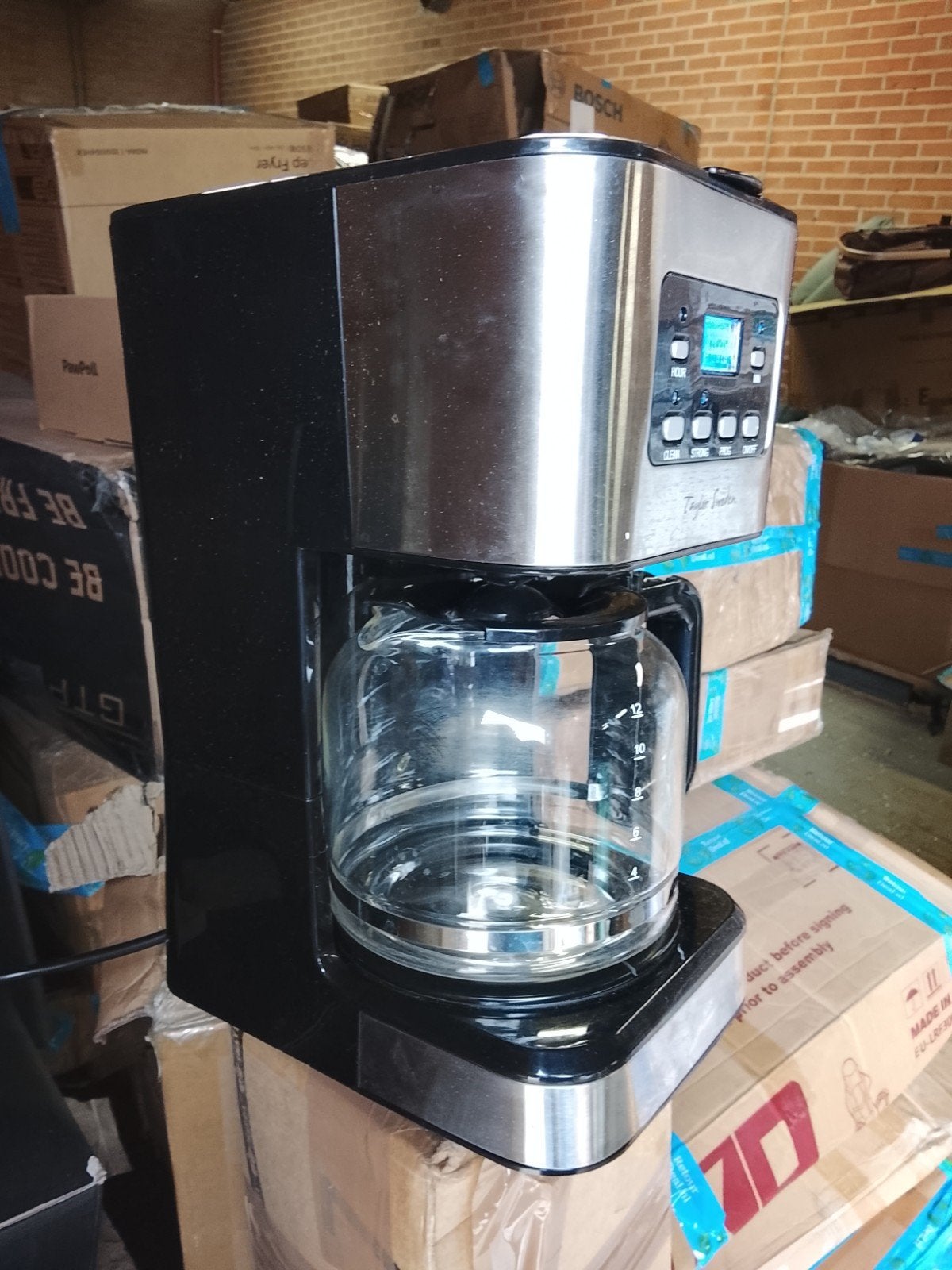 Taylor Swoden Koffiezetapparaat met Timer, Taylor Swoden, Gemalen koffie, Ophalen of Verzenden, Onbekend