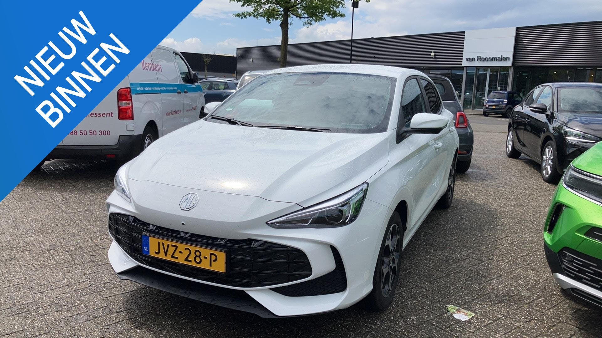 MG 3 1.5 Hybrid+ Luxury | Navi | Led Koplampen | Stoel + Stu, Auto's, MG, 194 pk, 4 cilinders, 1283 kg, Wit