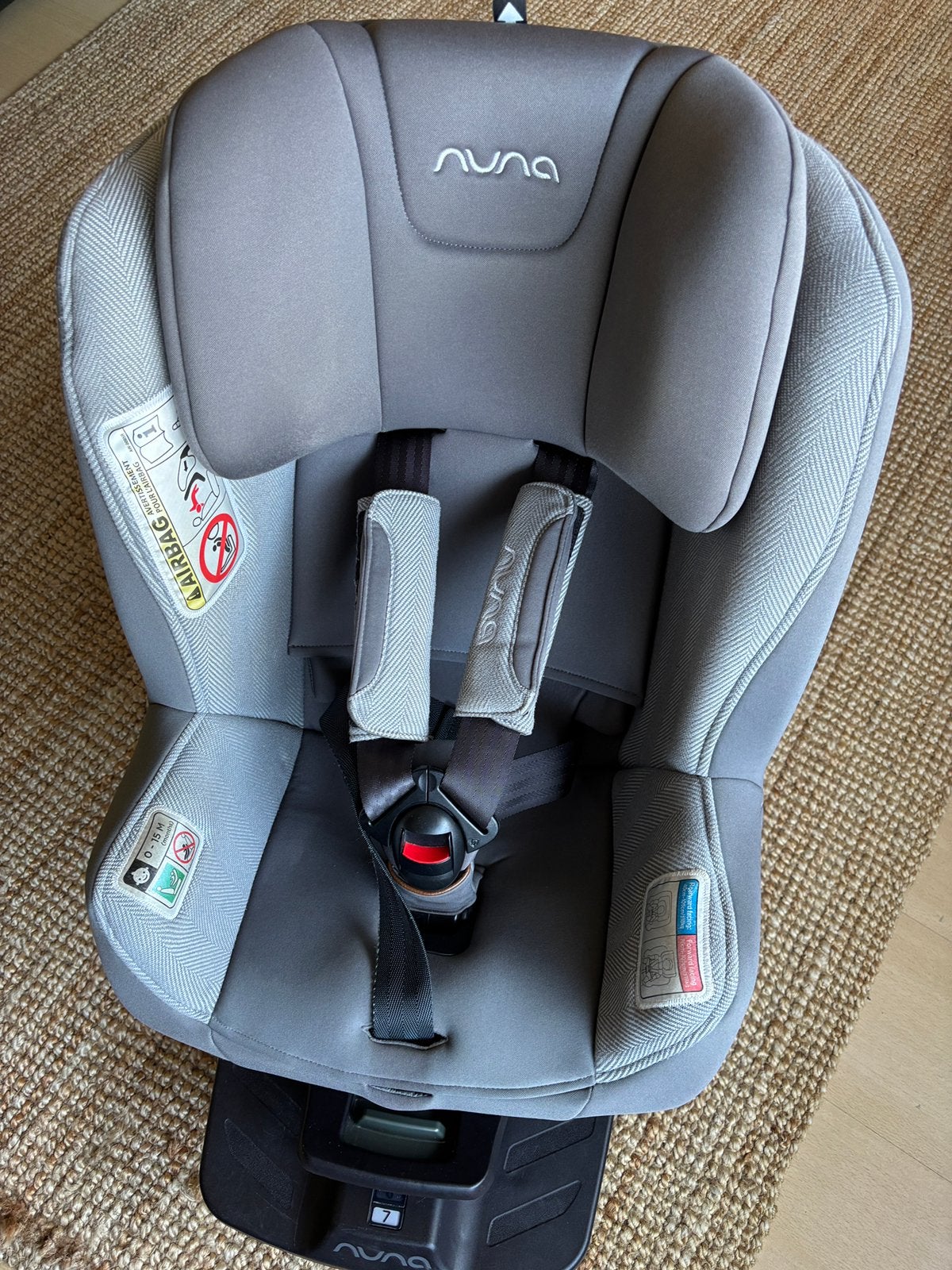 Nuna Prym autostoel, Kinderen en Baby's, Autostoeltjes, Autogordel of Isofix, 0 t/m 18 kg, Verstelbare rugleuning, Zo goed als nieuw