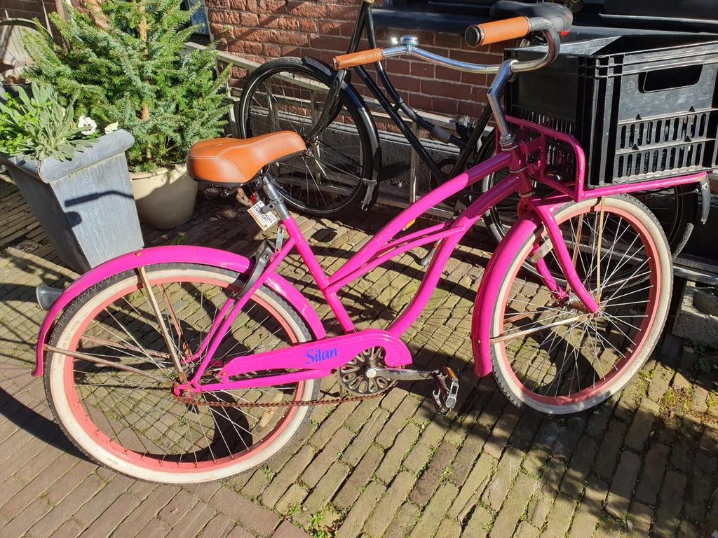 Cruiser 24" dames/meiden fiets mooi roze, Ophalen, Gebruikt, 24 inch