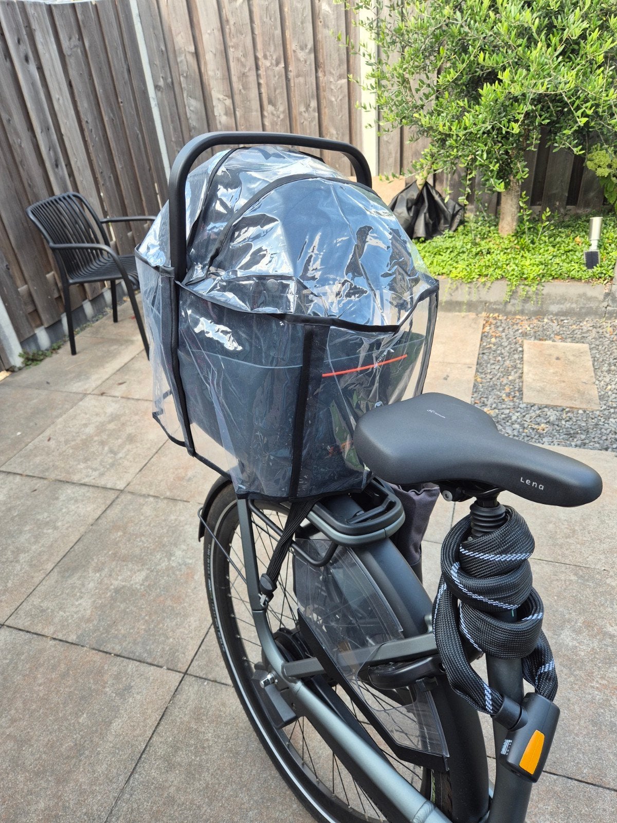 Regenhoes Basil Buddy, Pluto, Pasja (45 cm) + Trixie Clipper, Dieren en Toebehoren, Ophalen of Verzenden, Nieuw, Hondenfietsmand