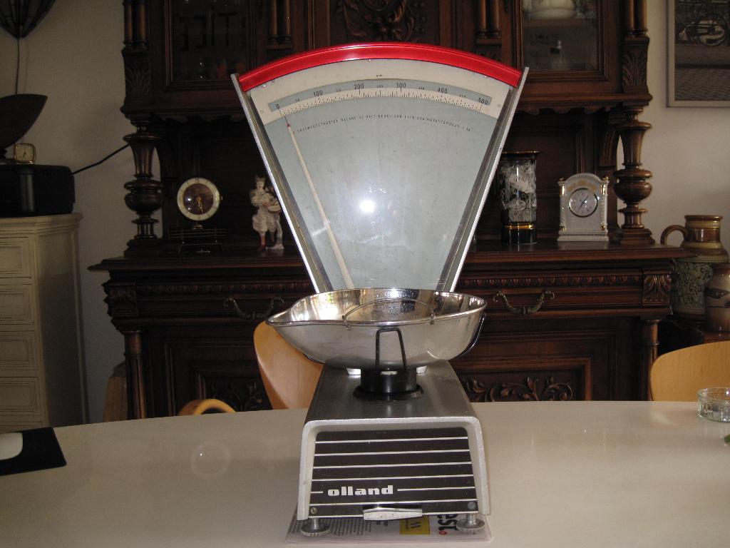 Vintage / Kruideniersweegschaal 70er jaren / Retro, Ophalen, Gebruikt, Winkelweegschaal, Minder dan 10 kg