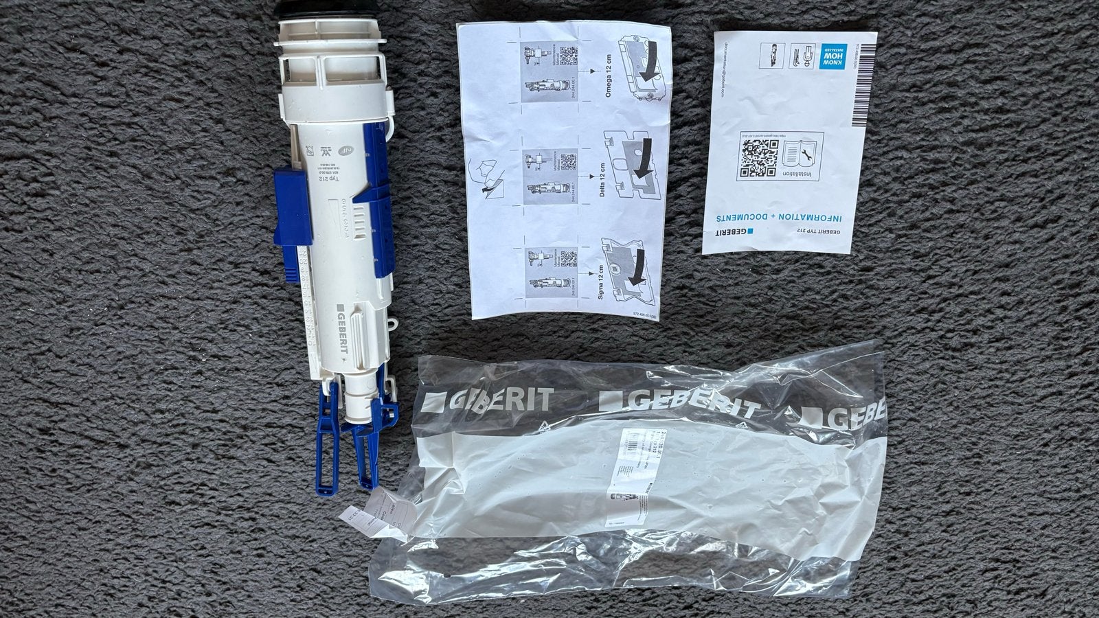 Geberit Type 212 Toilet Spoelmechanisme - Nieuw, Ophalen of Verzenden, Nieuw, Toilet