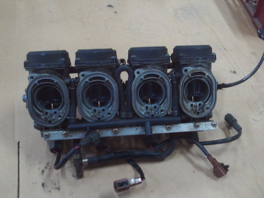 set carburateurs Kawasaki ZX9R bj98-99, Ophalen of Verzenden, Gebruikt