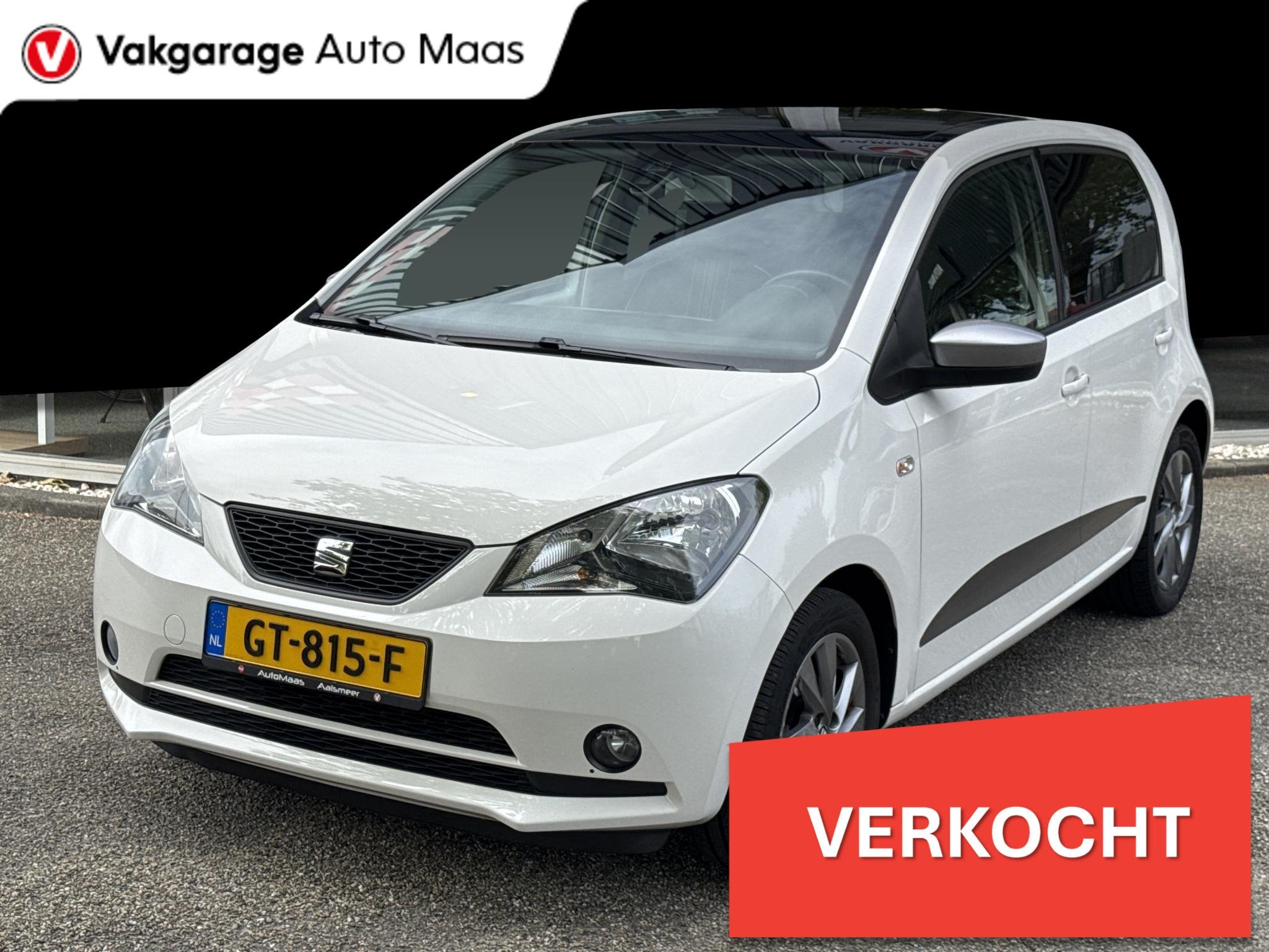 SEAT Mii 1.0 Sport Connect, Voorwielaandrijving, Stof, Gebruikt, 840 kg