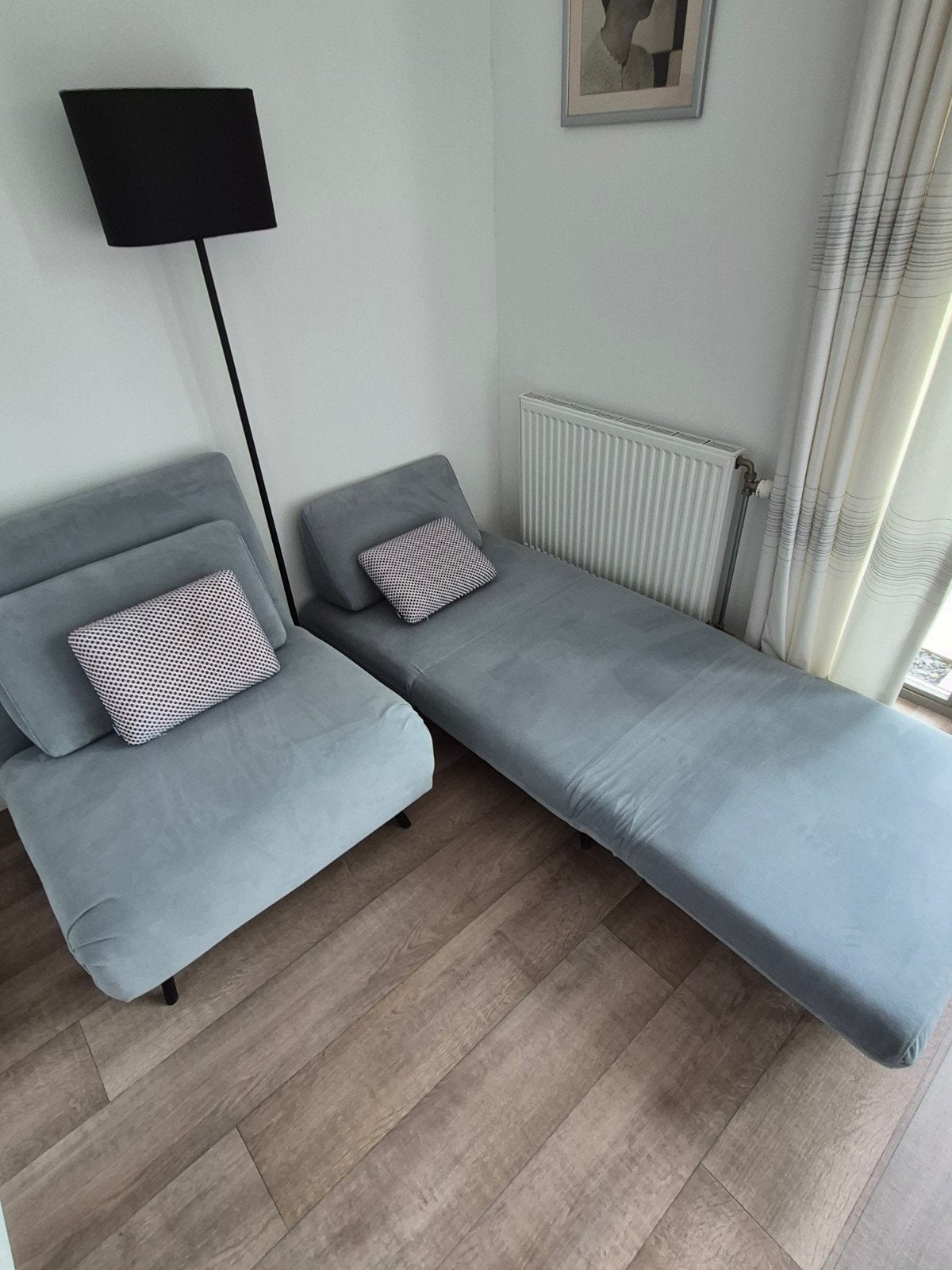 Slaap fauteuils, Ophalen, Zo goed als nieuw, Eenpersoons, 90 cm