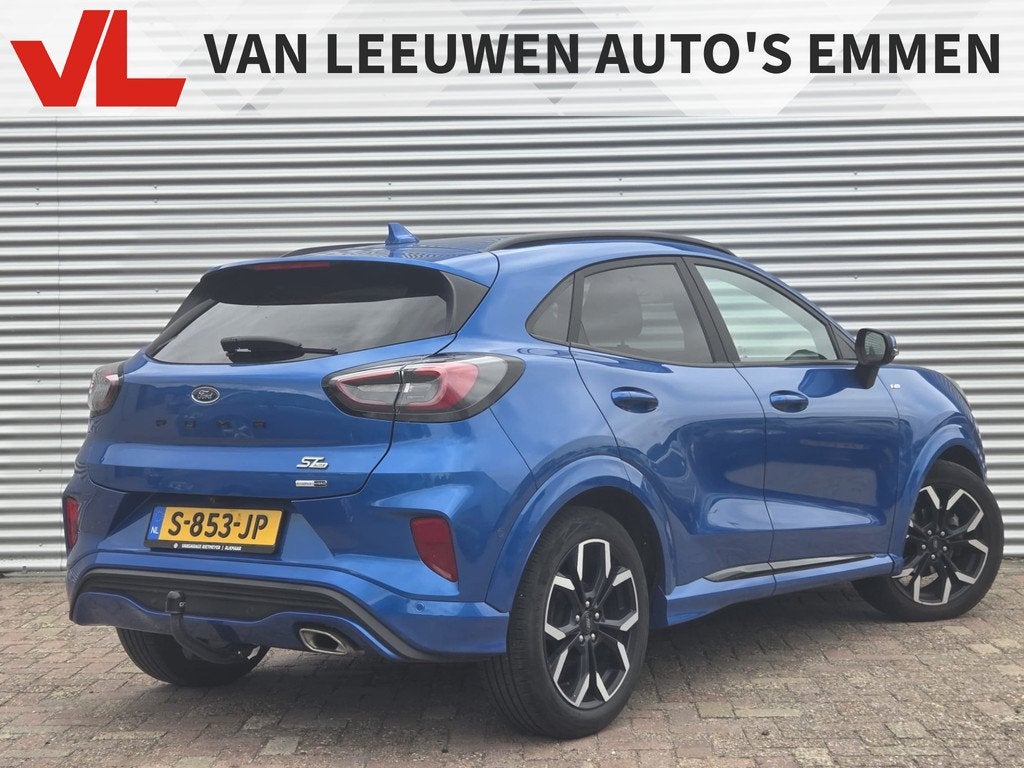 Ford Puma 1.0 EcoBoost Hybrid ST-Line | Nieuw Binnen | Navig, Auto's, Ford, Stof, Blauw, 665 kg, Bedrijf