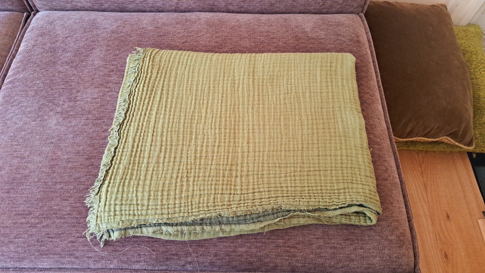 plaid ikea 100% katoen, Ophalen