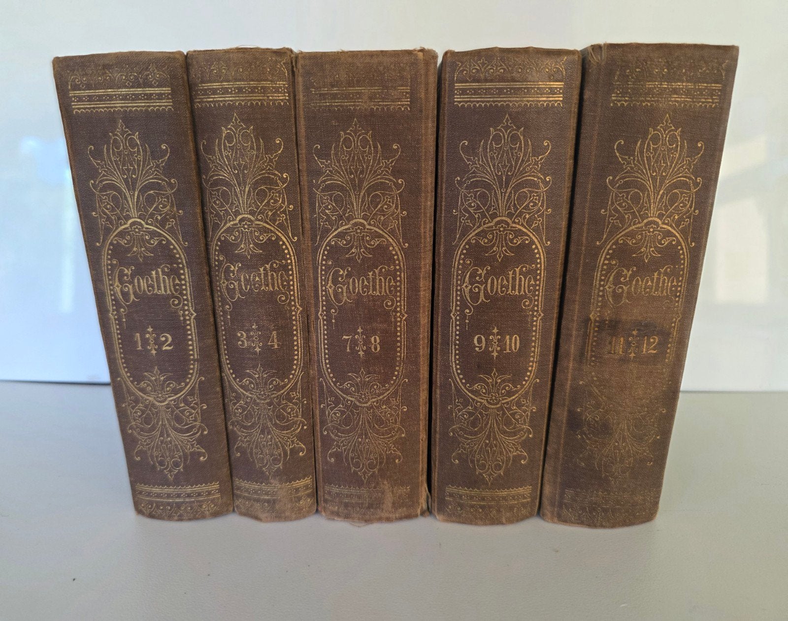 Goethe's Werke - 5 delen, 1867 Duitstalig, Antiek en Kunst, Ophalen of Verzenden, Johann Wolfgang von Goethe