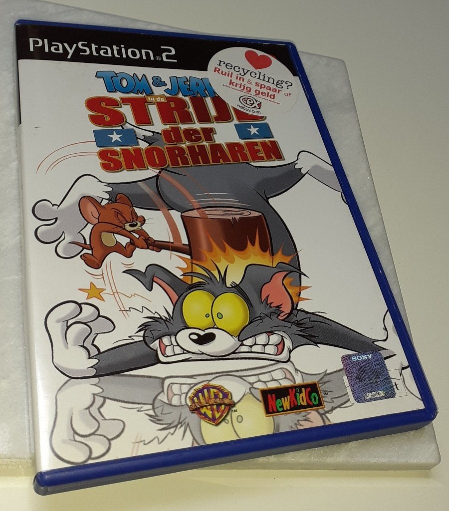Gaming retro Playstation 2 Tom & Jerry strijd der snorharen, Spelcomputers en Games, Games | Sony PlayStation 2, Avontuur en Actie