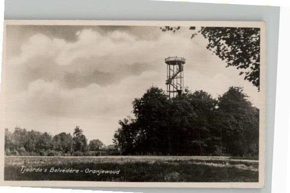 Oranjewoud Tjssrda's Belvedere st 1954, Verzamelen, Verzenden, 1940 tot 1960, Gelopen, Friesland