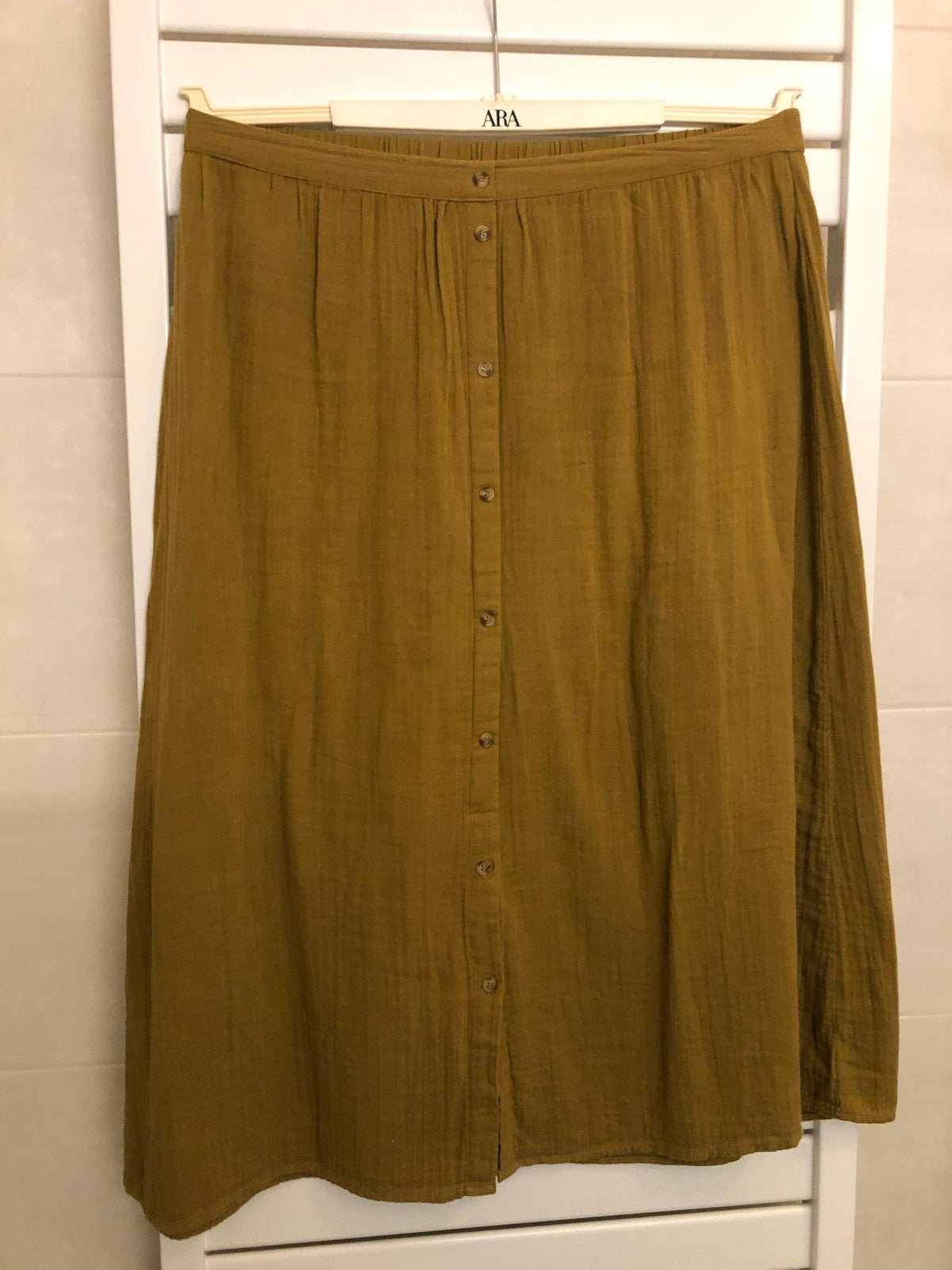 Sissy-Boy katoenen rok met knoopsluiting - Maat XL, Kleding | Dames, Verzenden, Maat 46/48 (XL) of groter, Zo goed als nieuw, Onder de knie