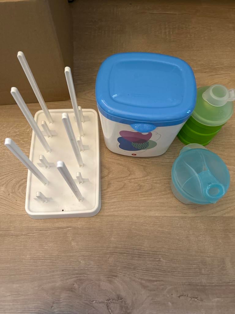 Flessenrekje, babyvoeding doos en voedingsbakjes, Ophalen of Verzenden, Gebruikt, Overige typen