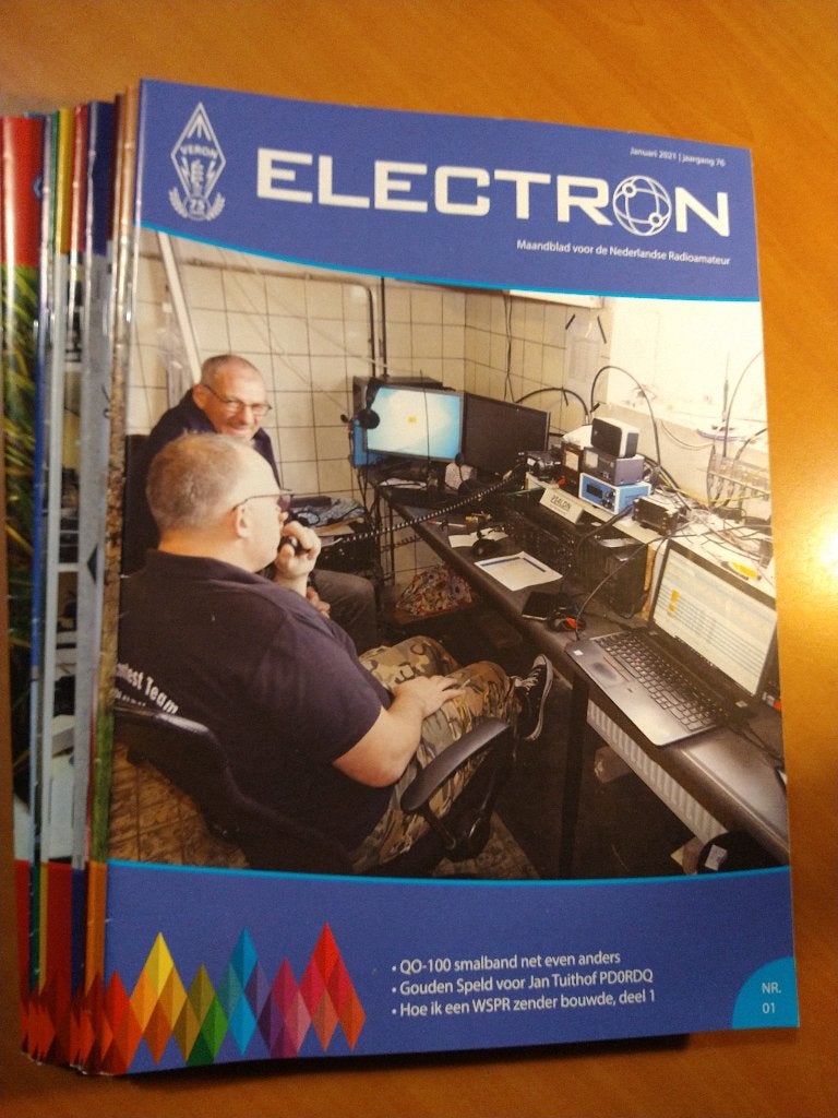 Electron. Maandblad voor de Nederlandse Radioamateur. 2021, Ophalen of Verzenden, Zo goed als nieuw
