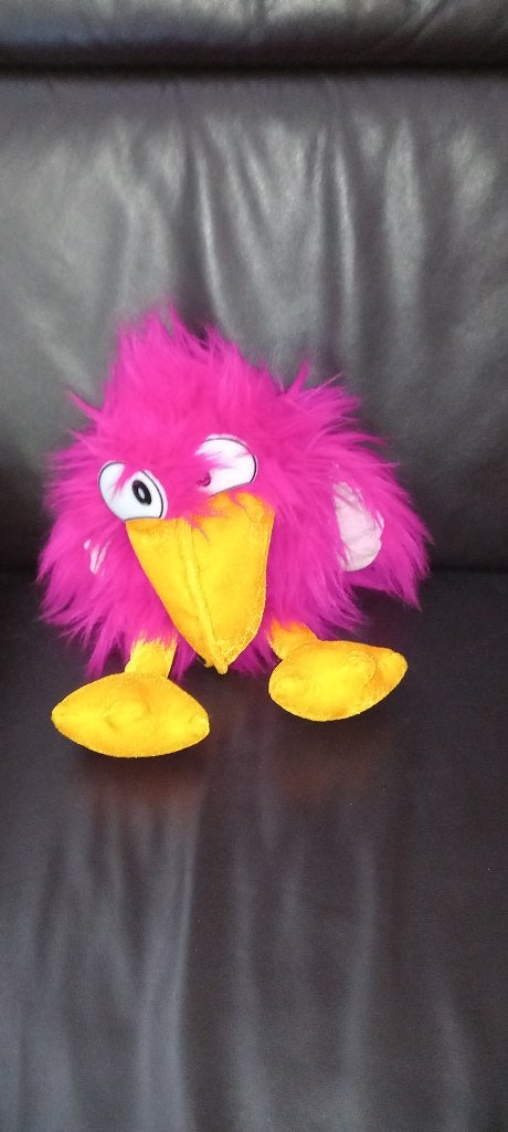 Roze handpop vogel., Ophalen of Verzenden, Gebruikt, Overige typen