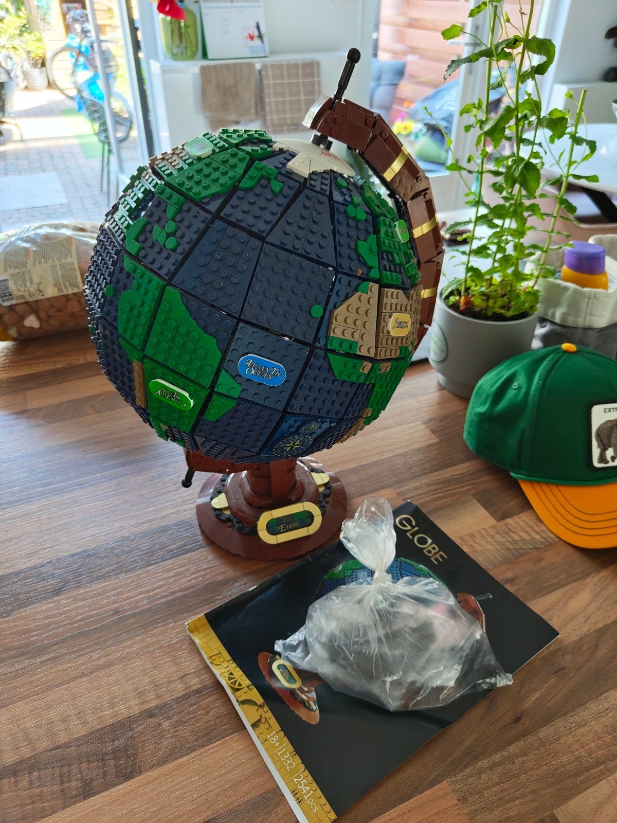 21332 Wereldbol Replica van de echte, Ophalen of Verzenden, Zo goed als nieuw, Overige merken