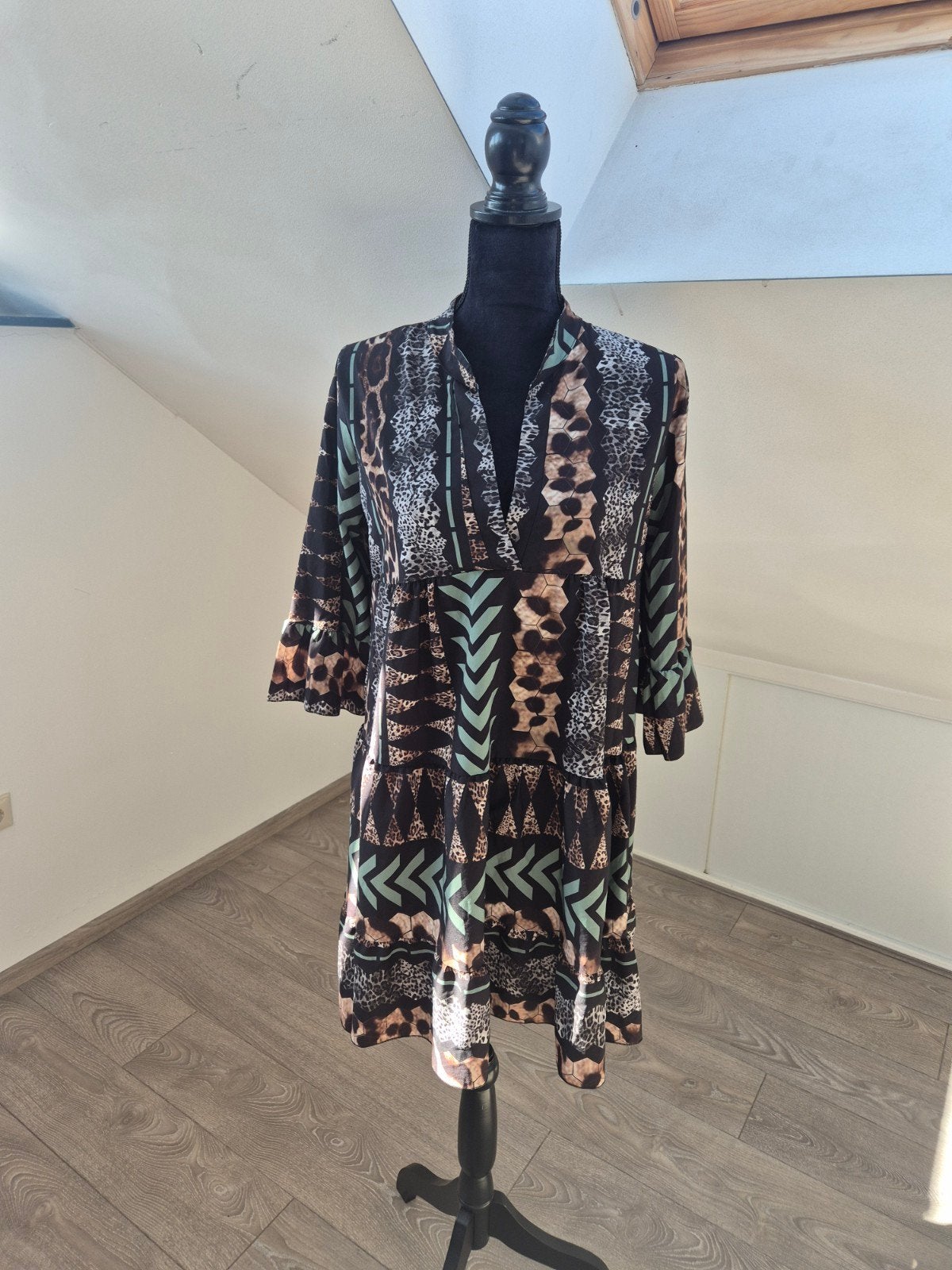 leuk jurkje. maat 38, Kleding | Dames, Maat 38/40 (M), Verzenden, Zwart, Musthaves