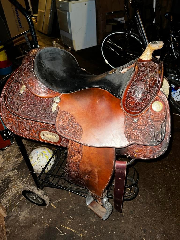 Meerdere reiningzadels te koop, Ophalen, Gebruikt, Western