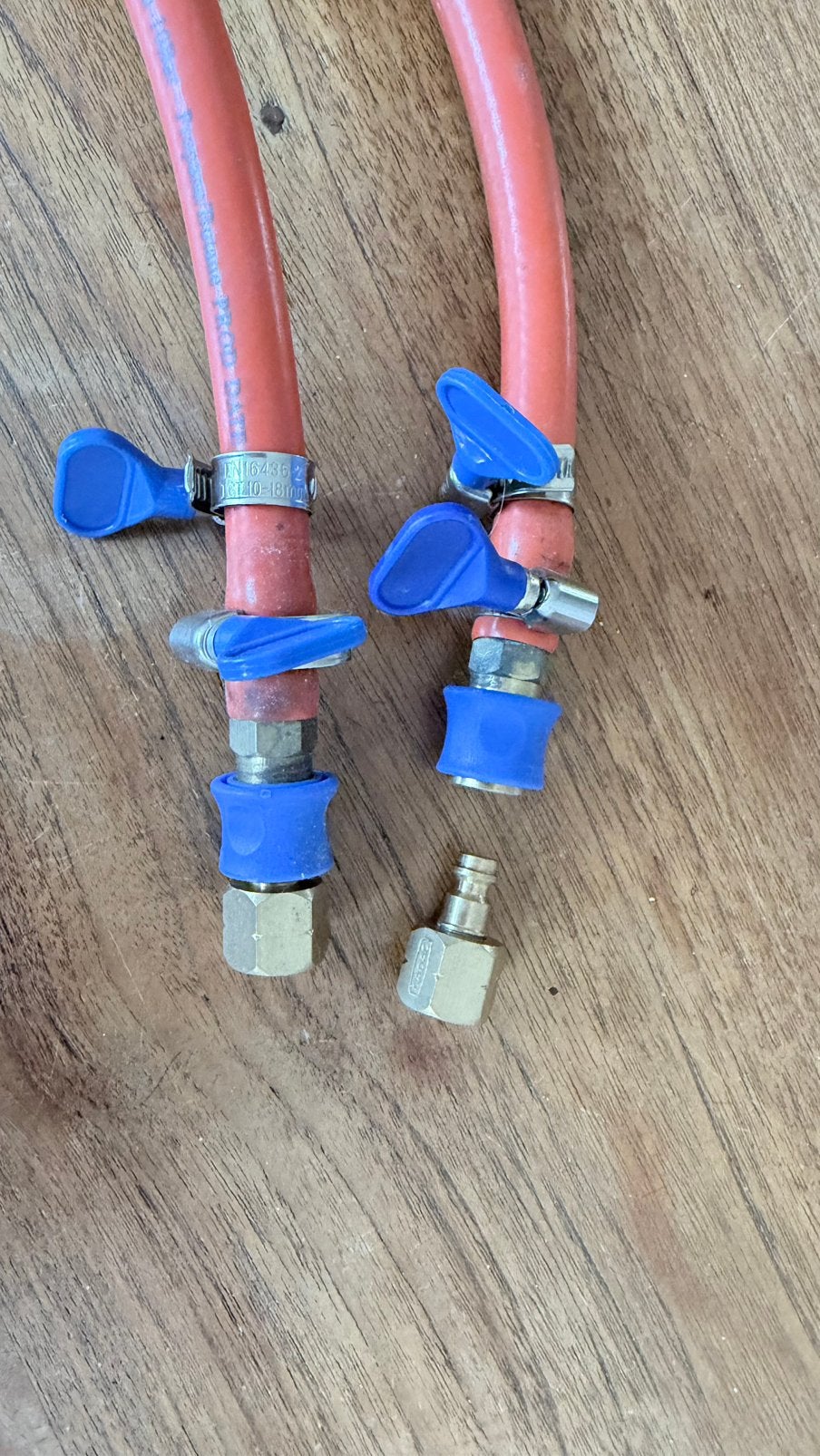 Cadac quick release koppeling x2, Ophalen of Verzenden, Zo goed als nieuw