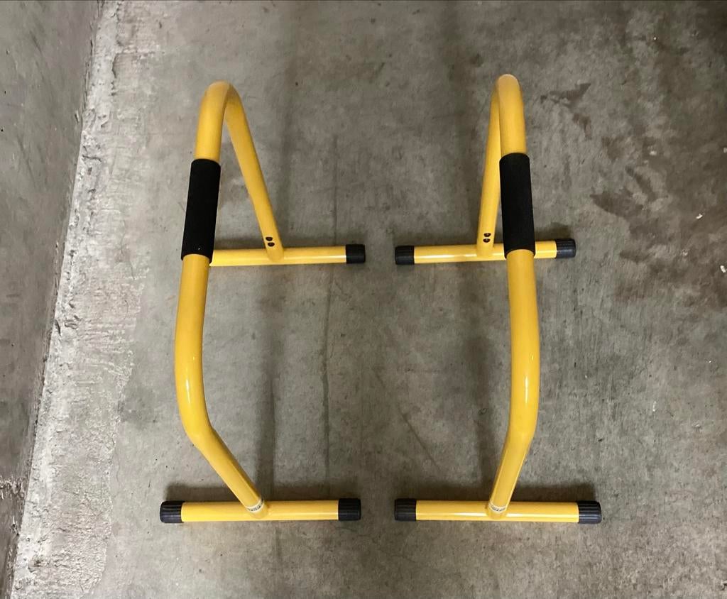 Lebert Equalizers optrek-opdrukstang, Sport en Fitness, Fitnessmaterialen, Zo goed als nieuw, Push-up steun, Armen, Benen, Borst