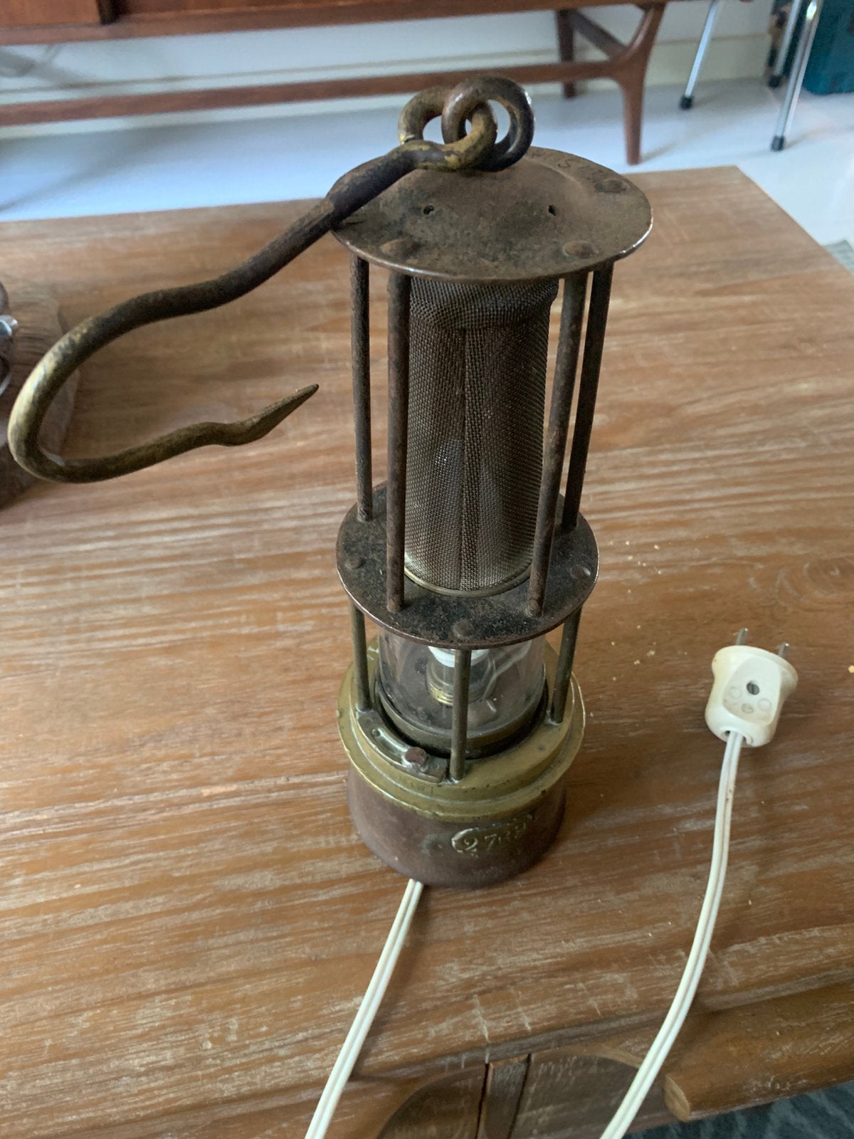 Mijnlamp seippel gwbh bochum rond 1880, Ophalen