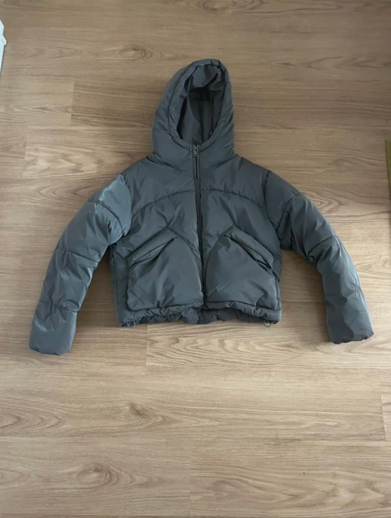 Grijze winter jas, Kleding | Dames, Ophalen of Verzenden, Zo goed als nieuw, Maat 34 (XS) of kleiner, Grijs