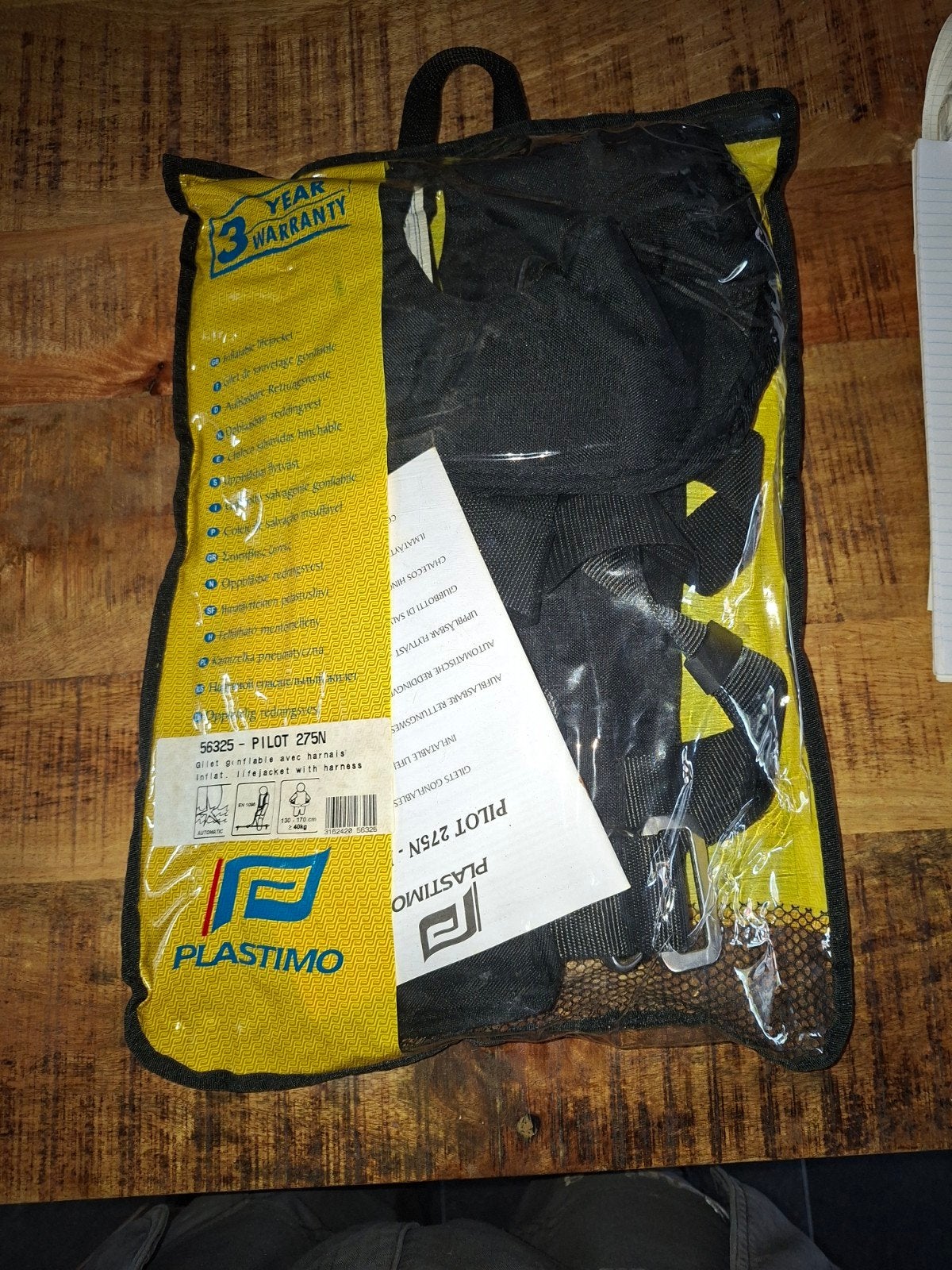 Plastimo Pilot 275N reddingsvest met harnas, Nieuw, Ophalen of Verzenden, Dame of Heer, Plastimo 275N