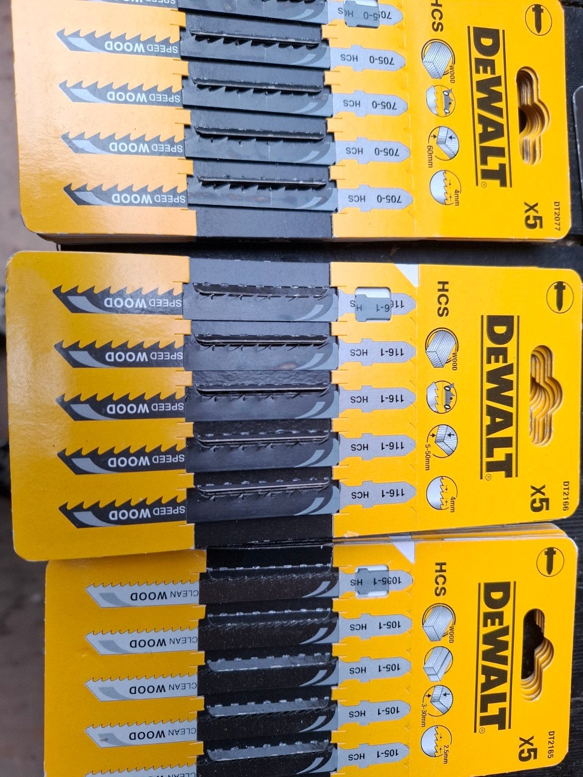 DeWalt decoupeerzaagjes hout, DeWalt, Decoupeerzaag, Nieuw, Ophalen of Verzenden