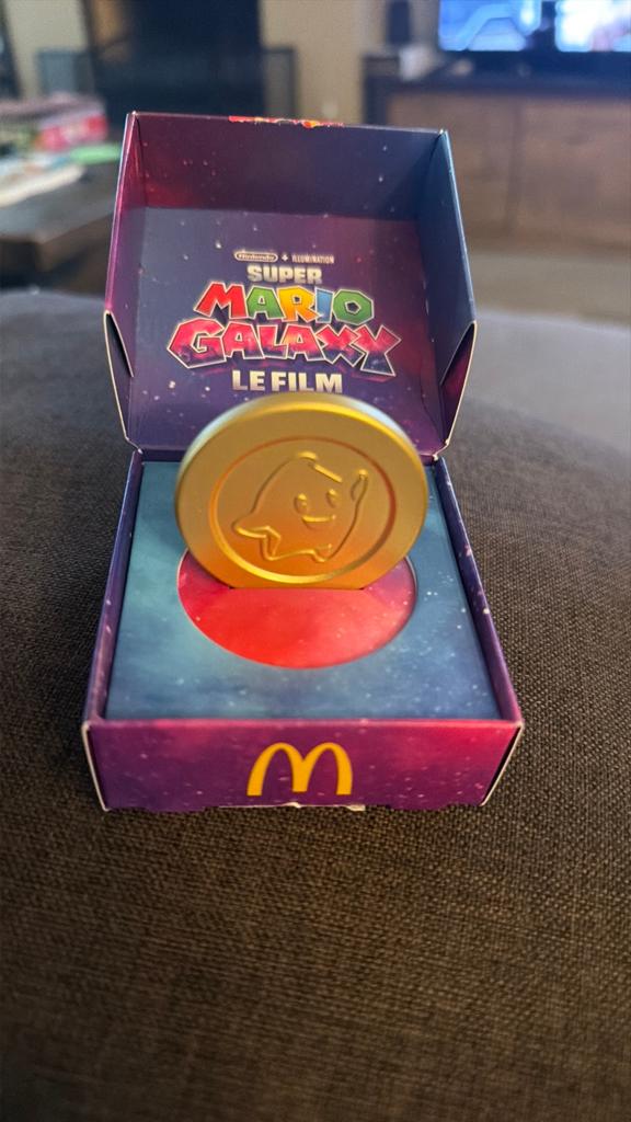 Gouden munt Luma Mario mc donald ruilen tegen munt boek, Ophalen