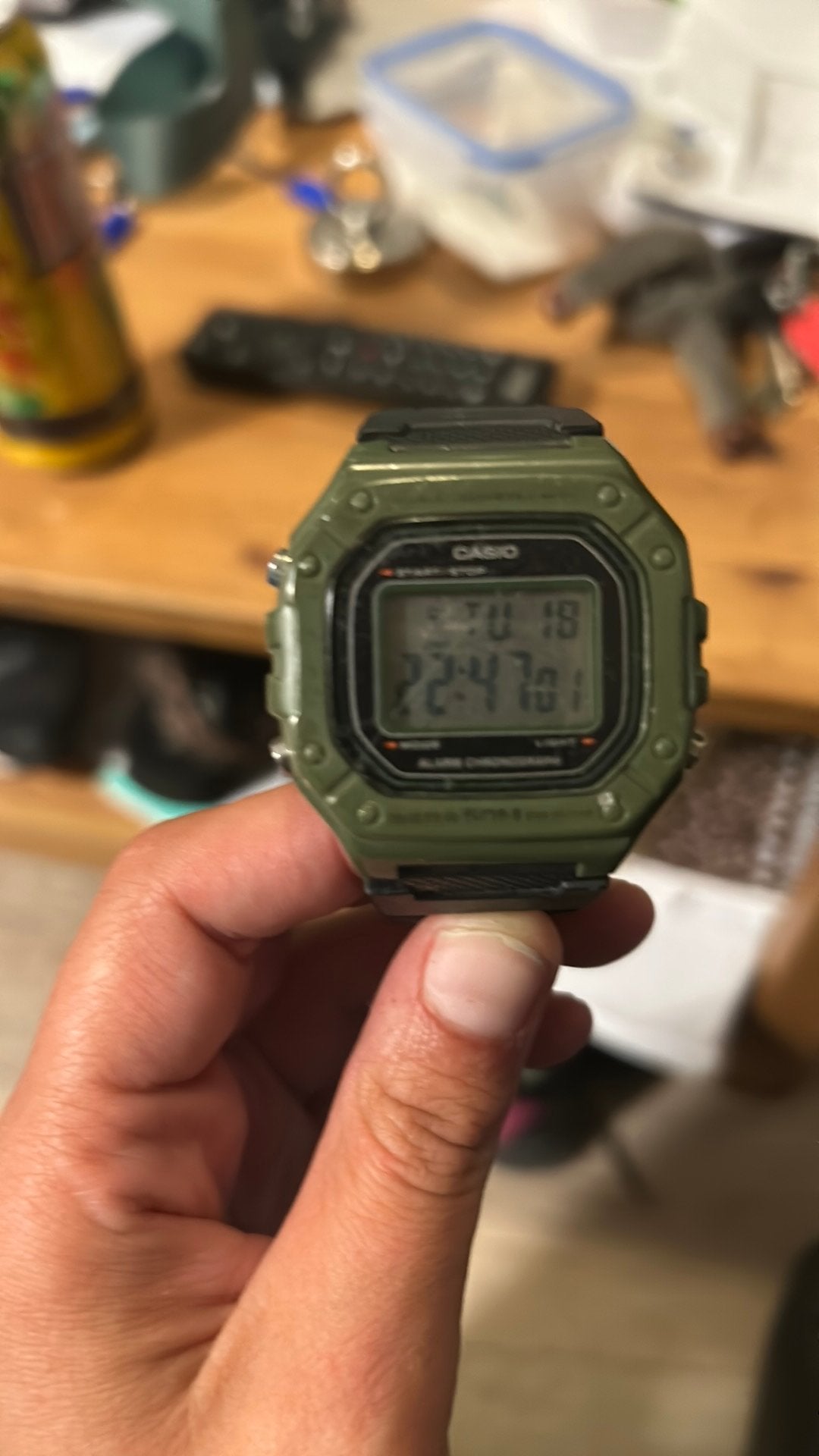 Horloge met digitale tijd, Ophalen of Verzenden, Zo goed als nieuw, Jongen of Meisje