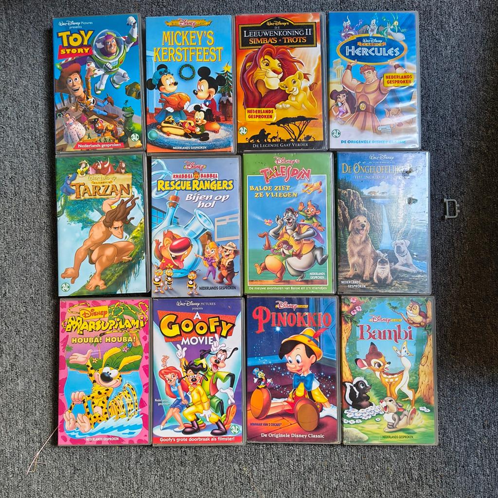 Disney video's, Alle leeftijden, Ophalen of Verzenden, Zo goed als nieuw