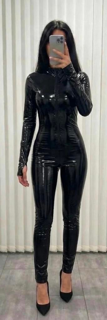 Lak catsuit nieuw maat M, Kleding | Dames, Verzenden