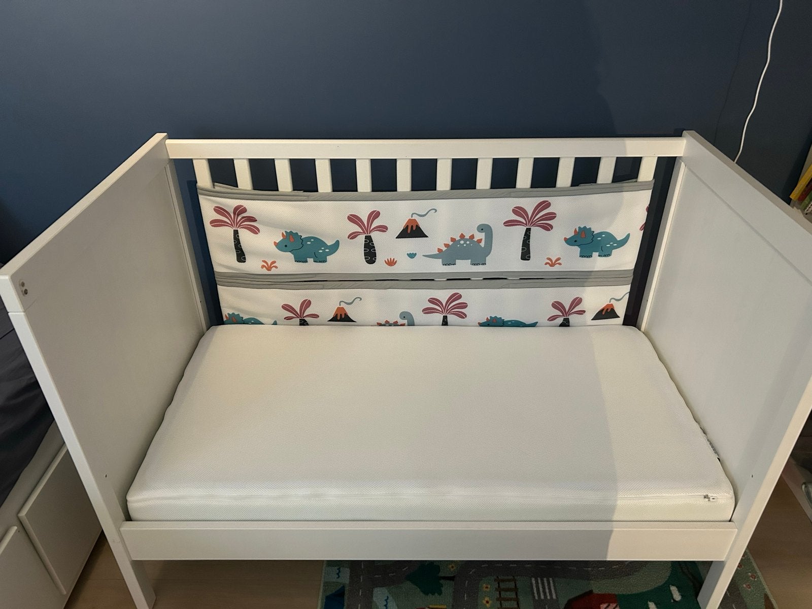 IKEA SUNDVIK Ledikant wit met zzzooo airgosafe koala matras, Ophalen, Zo goed als nieuw, Ledikant
