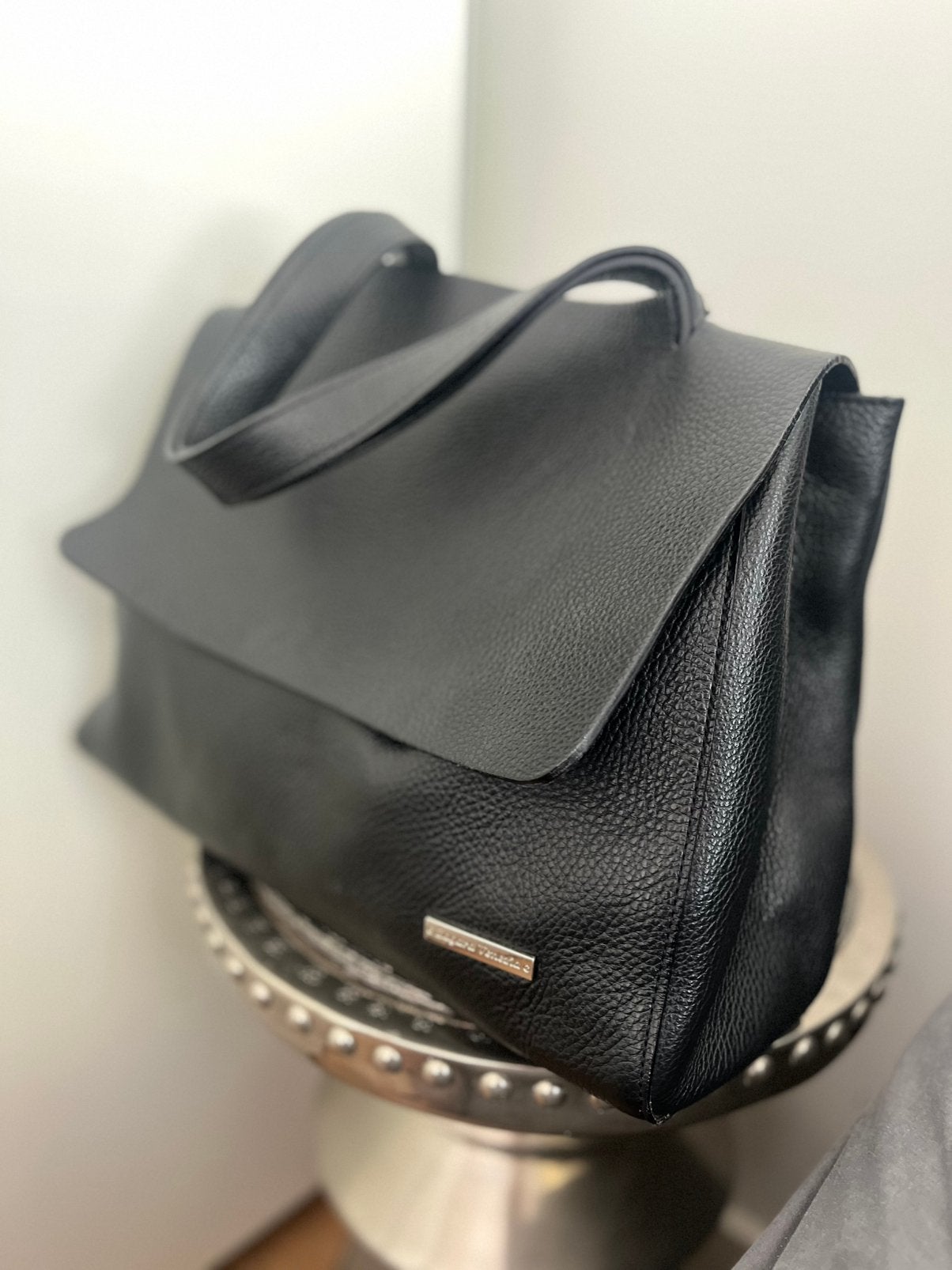 Leren tas zwart Zagara Venezia laptoptas, Sieraden, Tassen en Uiterlijk, Tassen | Damestassen, Ophalen of Verzenden, Zo goed als nieuw