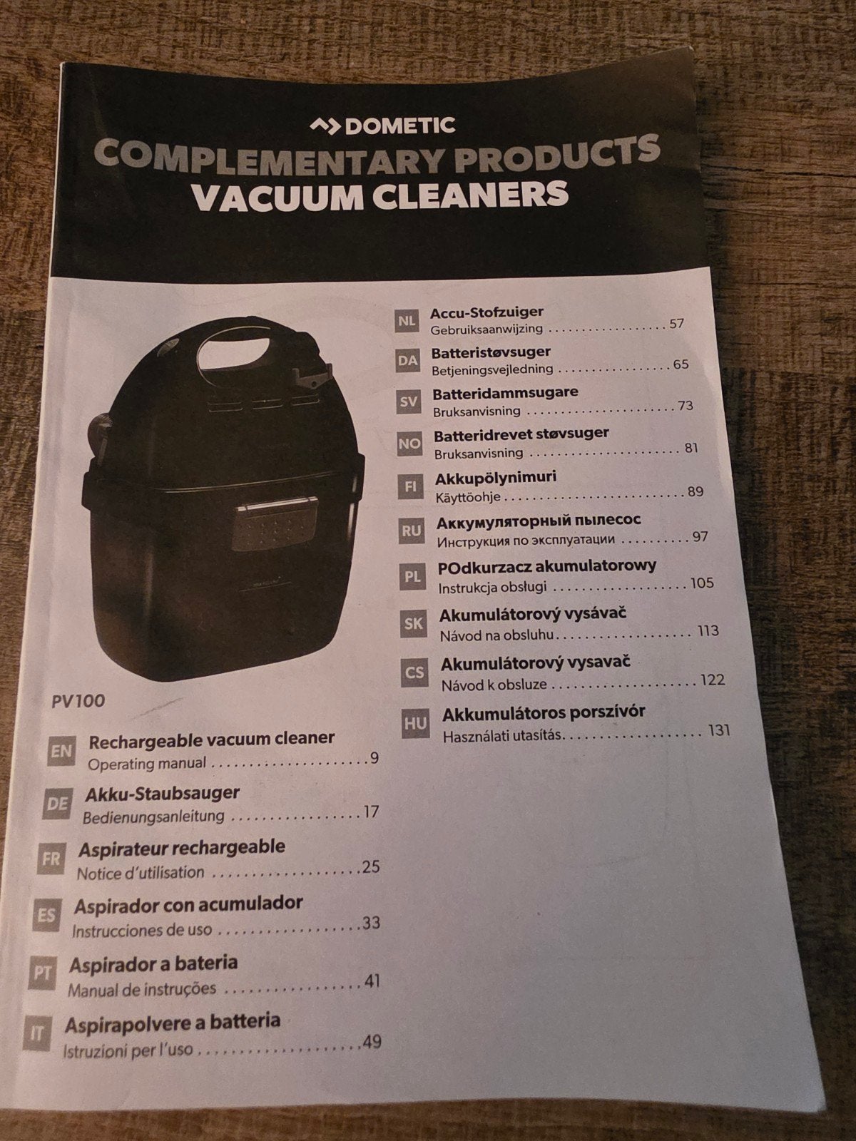 Dometic PV100 Accu-stofzuiger - Draadloos & Krachtig, Overige merken, Draadloos, Overige typen, Ophalen of Verzenden