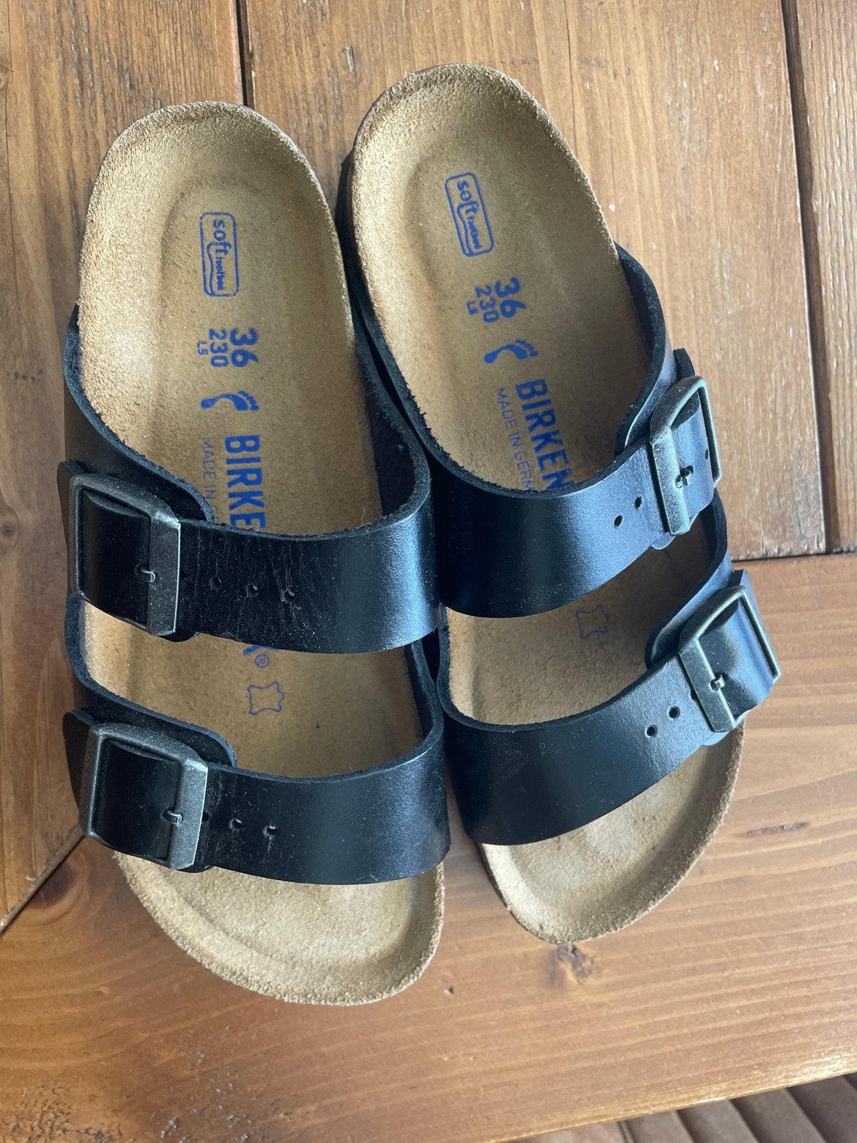 Birkenstock Arizona sandalen - Zwart - Maat 36, Ophalen of Verzenden, Gedragen, Zwart, Sandalen of Muiltjes