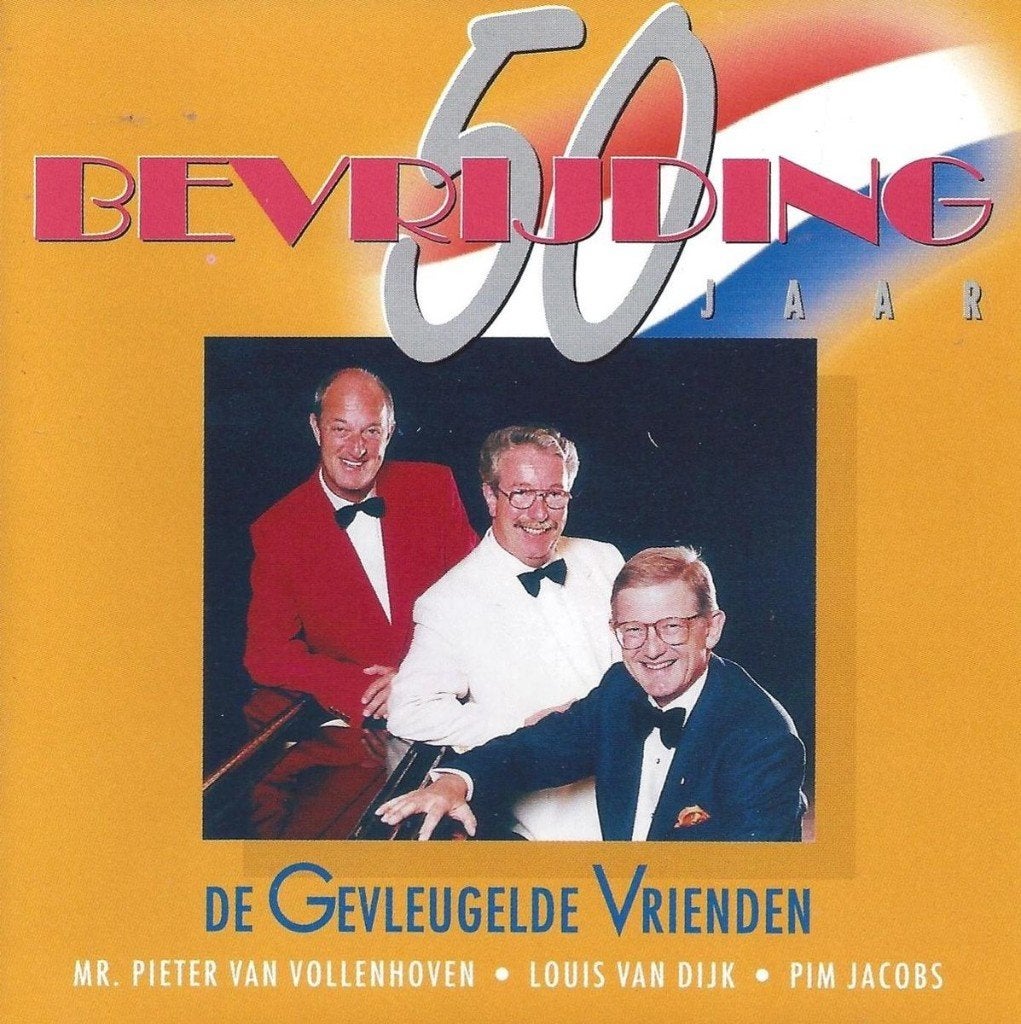50 jaar bevrijding - De Gevleugelde Vrienden^^, Ophalen of Verzenden, Zo goed als nieuw, Jazz, Inclusief doosje
