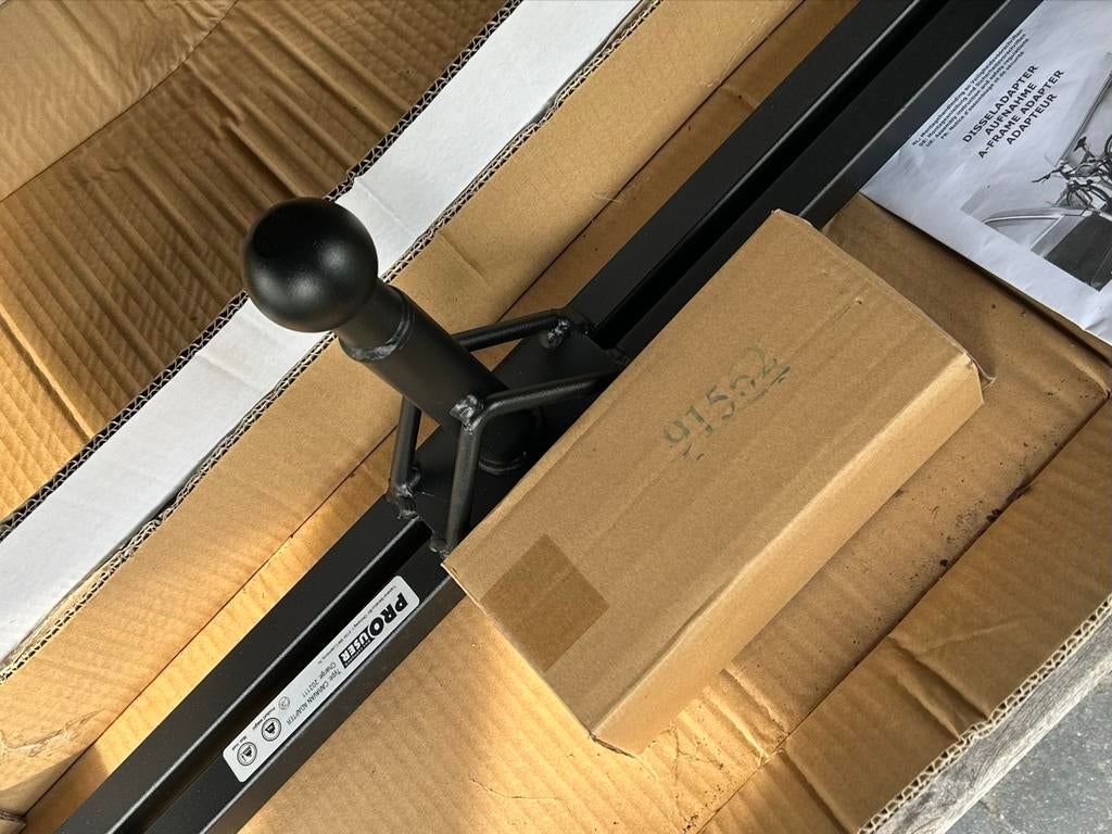 Pro User disseladapter voor fietsendragers op de dissel, Ophalen of Verzenden, 2 fietsen, Nieuw, Fietsendrager-accessoire