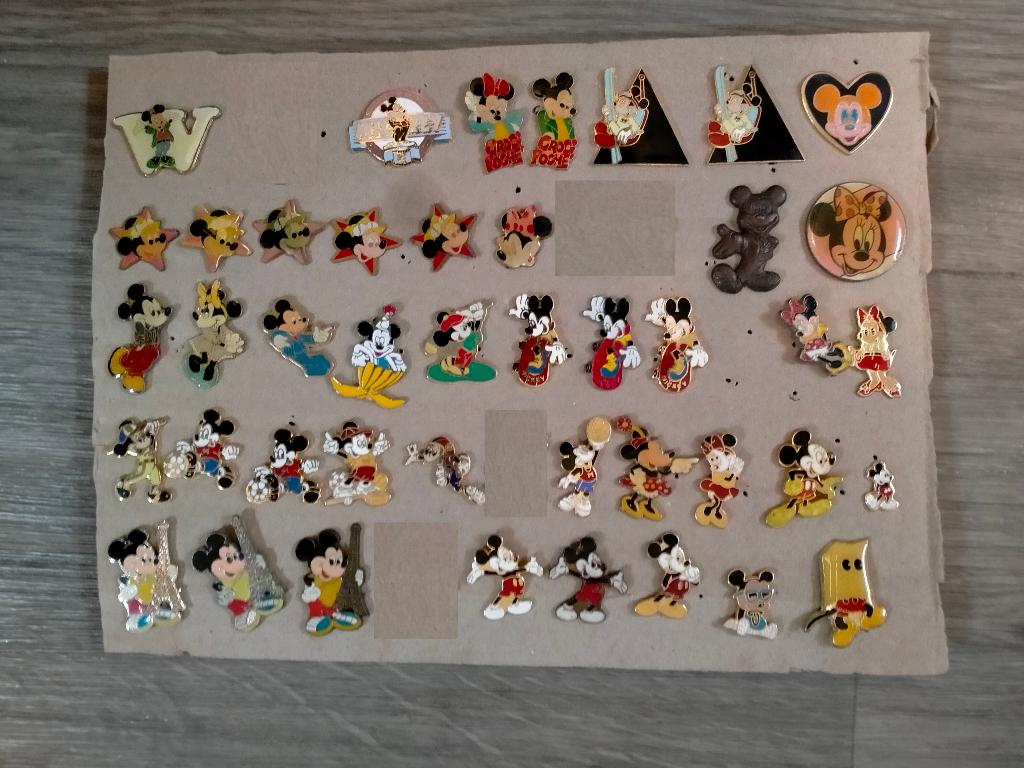 Mickey Minnie Mouse Disney pins set parc park Euro 3, Ophalen of Verzenden, Gebruikt