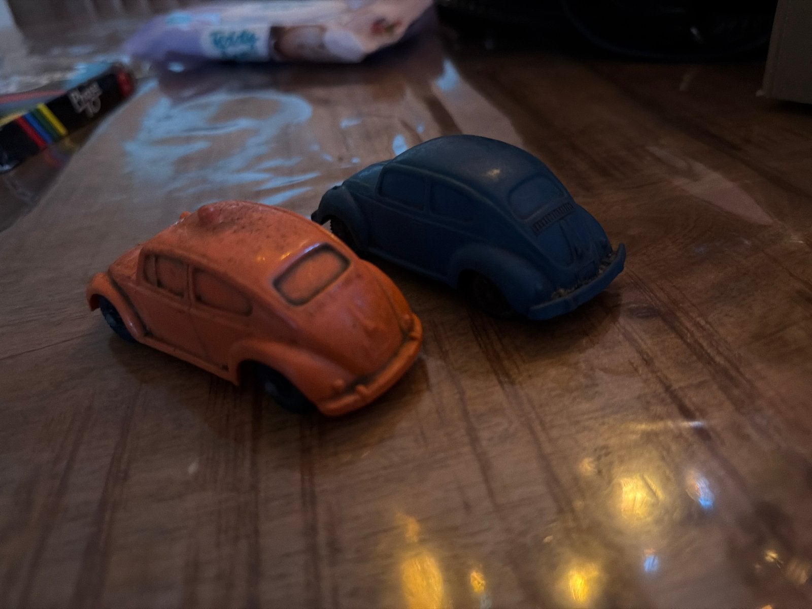 Twee Tomte Volkswagen Kever - Vintage Setje, Gebruikt, Auto, Ophalen of Verzenden, X