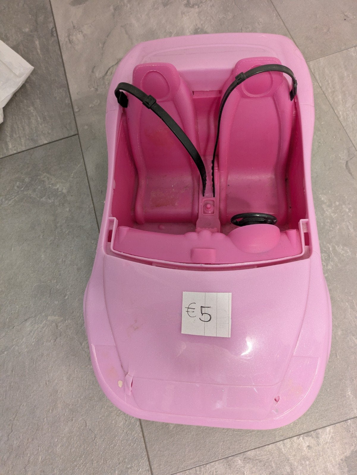 Barbie auto, Ophalen, Gebruikt, Barbie