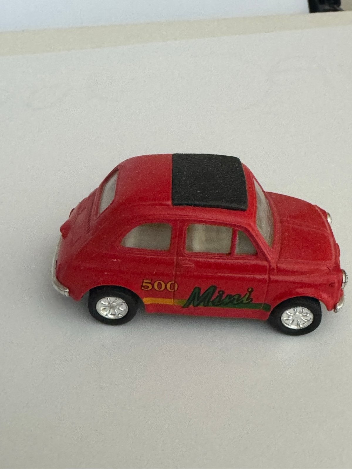 Rode Fiat 500 Mini Speelgoedauto, Ophalen of Verzenden, Gebruikt, Overige typen