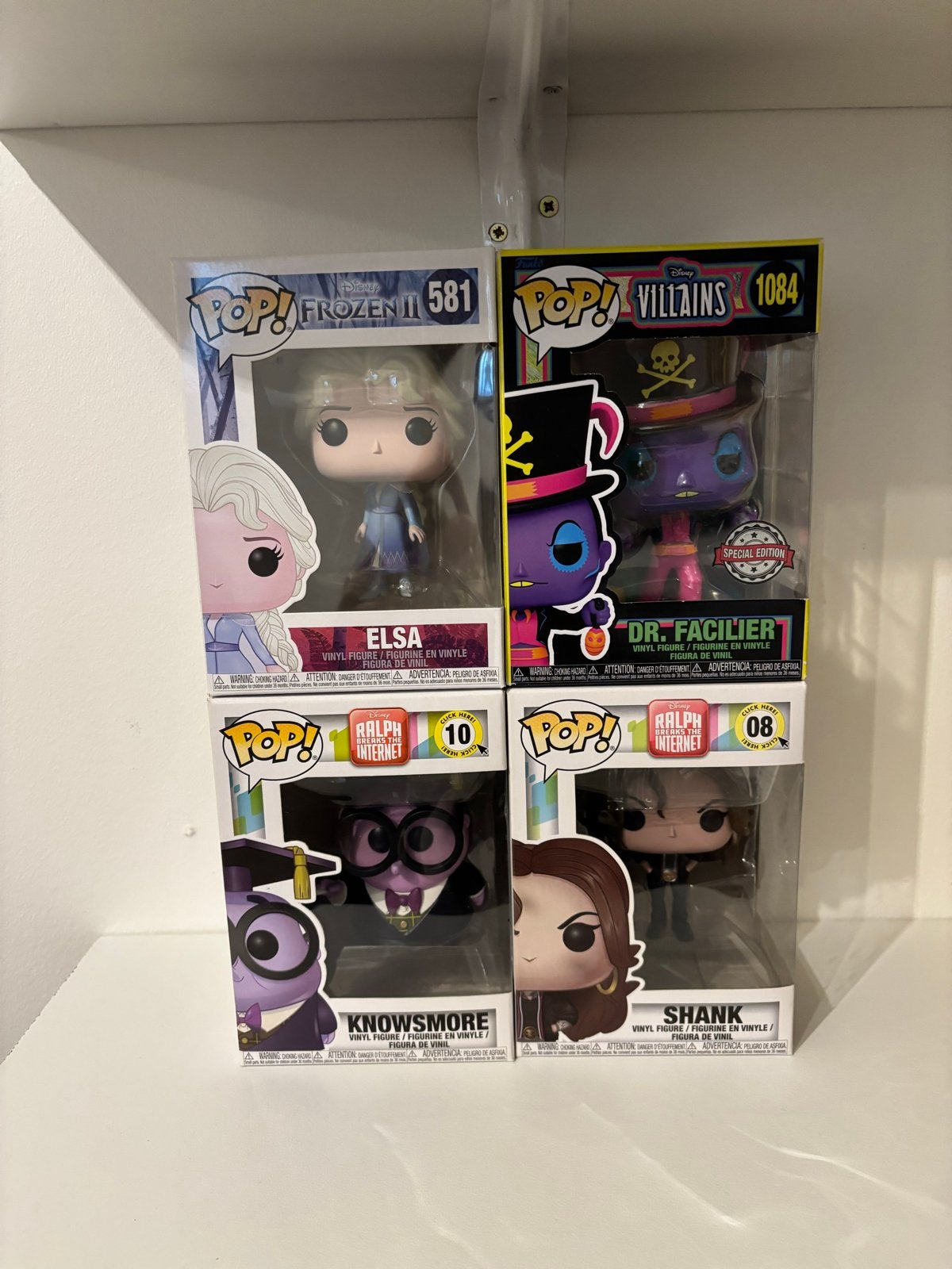 Funko Pop! Disney Figuren: Elsa, Dr. Facilier, KnowsMore, Sh, Ophalen of Verzenden, Nieuw
