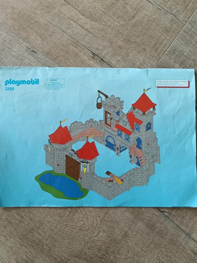 Groot Playmobil kasteel 3268, Ophalen of Verzenden, Gebruikt